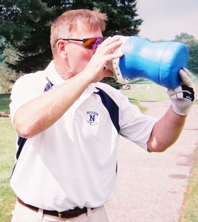 What's in the little blue jug Hugh???????